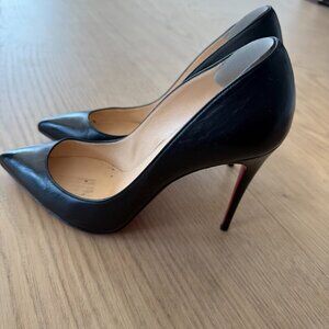 Christian Louboutin | Pigalle 100mm Nappa Leather Pumps | Black | 39.5